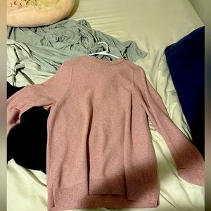 Salmon pink crew neck from lululemon
